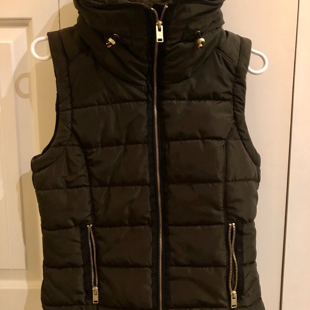 Forest green vest